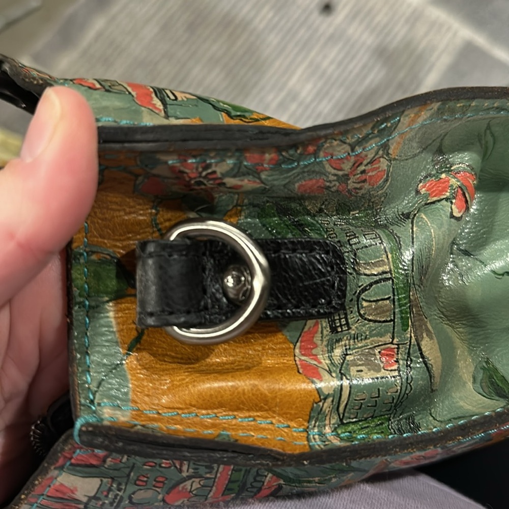 Patricia Nash Floral Bag - Green and Orange - Picture 9 of 10